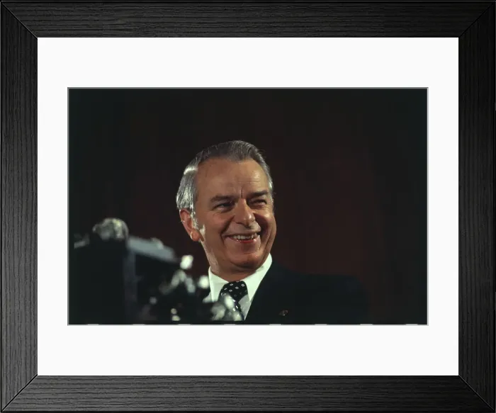 Framed Print : Senator Robert Byrd at Microphones Framed Print : Senator Robert Byrd at Microphones