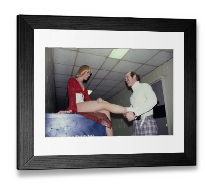 Framed Print : JoJo Starbuck And Terry Bradshaw Framed Print : JoJo Starbuck And Terry Bradshaw