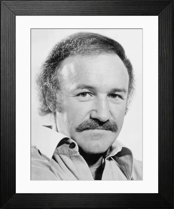 Framed Print : Portrait of Gene Hackman Framed Print : Portrait of Gene Hackman