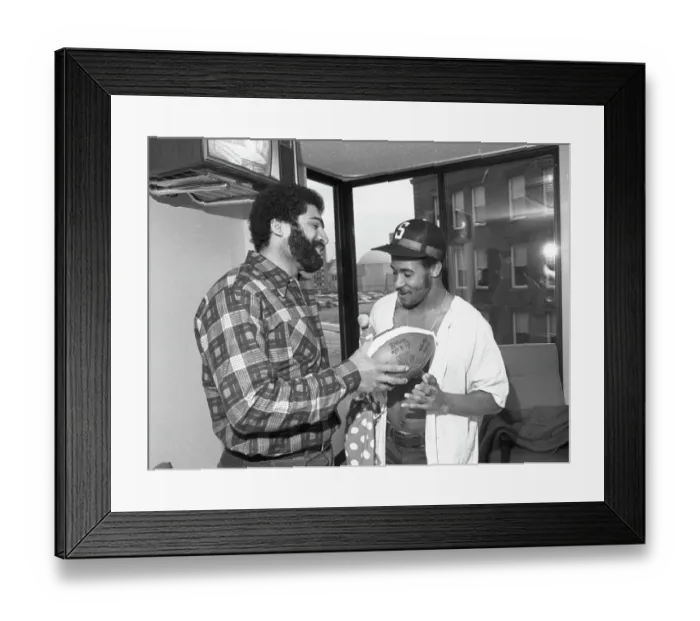 Framed Print : Lynn Swann And Franco Harris Framed Print : Lynn Swann And Franco Harris