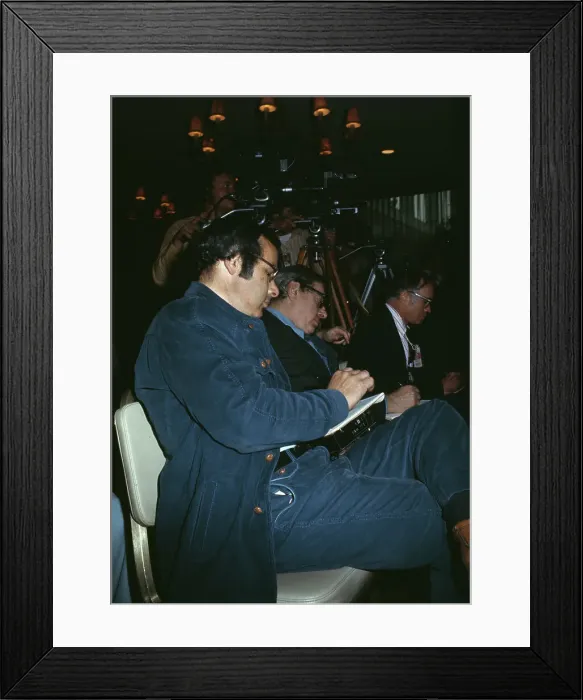 Framed Print : UPI Reporter Arnold Sawislak Framed Print : UPI Reporter Arnold Sawislak