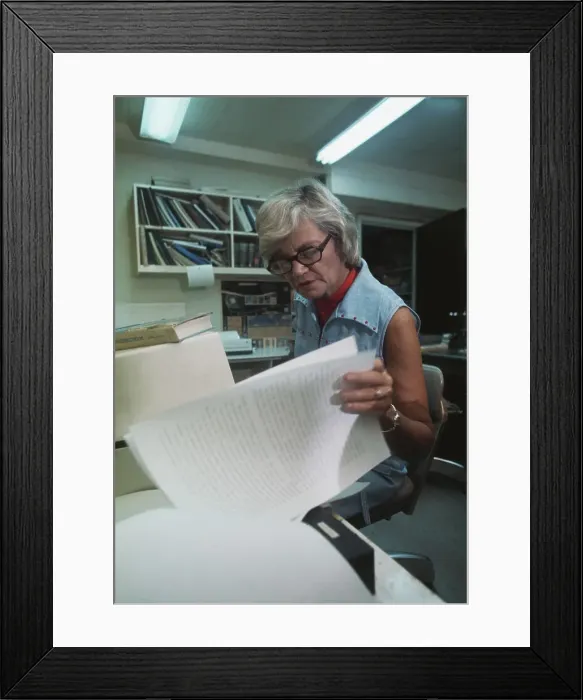 Framed Print : UPI Reporter Barbara Frye Framed Print : UPI Reporter Barbara Frye