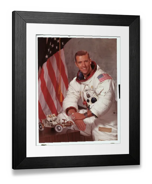 Framed Print : Portrait of Joe Engle