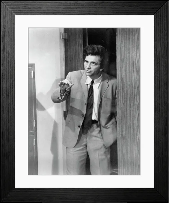 Framed Print : Peter Falk In Action Framed Print : Peter Falk In Action