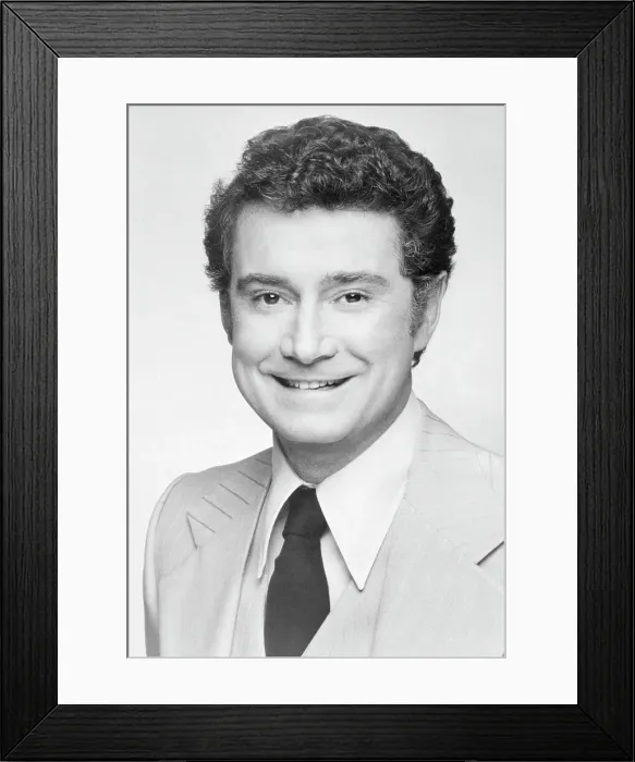Framed Print : Portrait of Regis Philbin Smiling Framed Print : Portrait of Regis Philbin Smiling