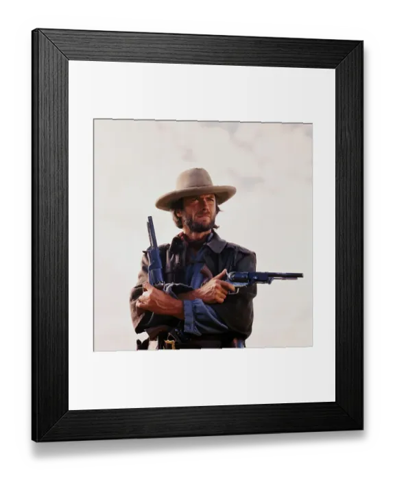 Framed Print : Clint Eastwood in The Outlaw Josey Wales