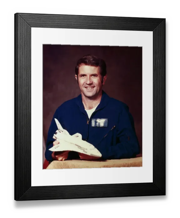 Framed Print : Portrait of Richard H. Truly Framed Print : Portrait of Richard H. Truly