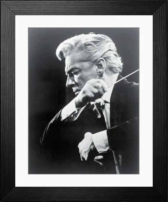 Framed Print : Herbert Von Karajan Conducting Framed Print : Herbert Von Karajan Conducting