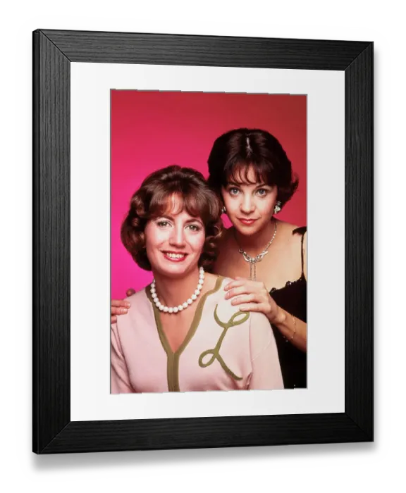 Framed Print : Penny Marshall and Cindy Williams Framed Print : Penny Marshall and Cindy Williams