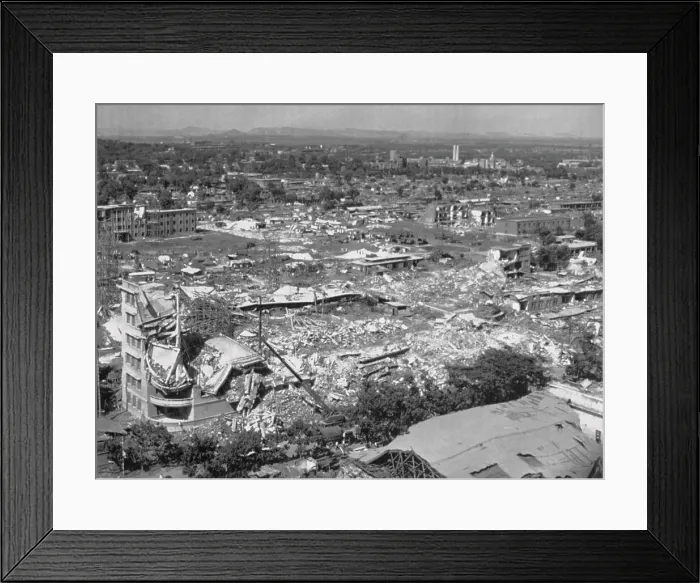 Framed Print : Earthquake-Torn Tangshan