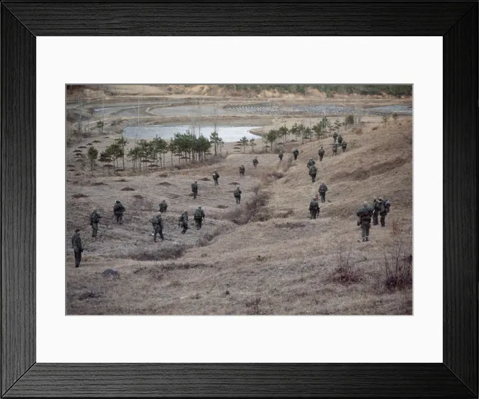Framed Print : US Soldiers In South Korea Framed Print : US Soldiers In South Korea