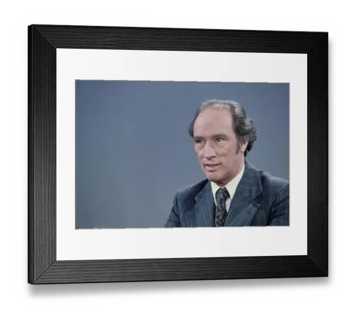 Framed Print : Prime Minister Pierre Trudeau Framed Print : Prime Minister Pierre Trudeau