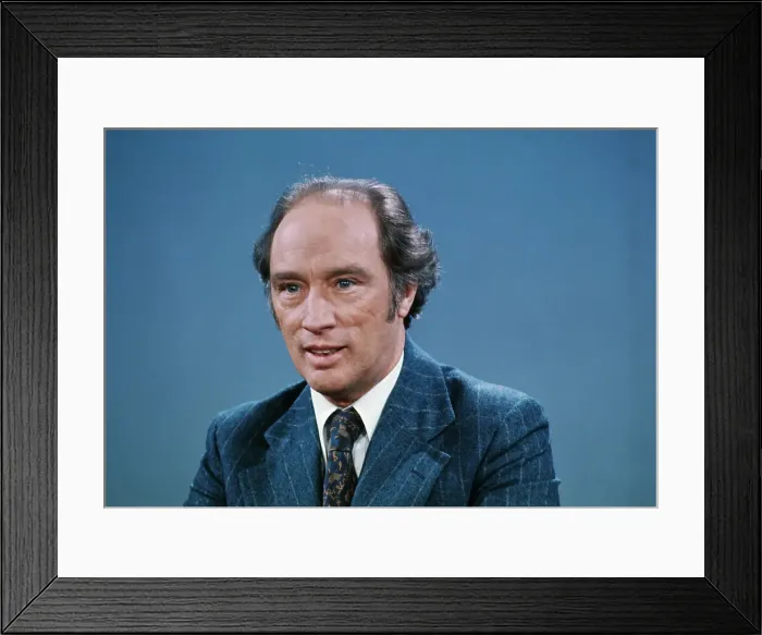 Framed Print : Portrait of Pierre Trudeau Framed Print : Portrait of Pierre Trudeau