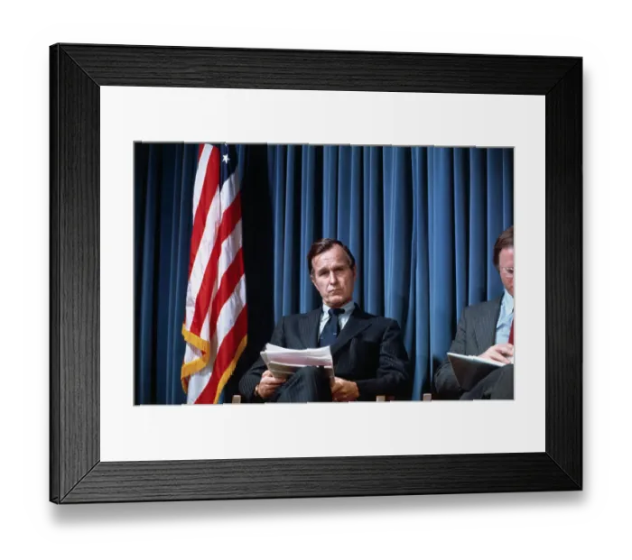 Framed Print : George Bush Appearing Before Senate Framed Print : George Bush Appearing Before Senate
