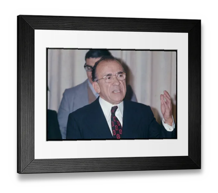 Framed Print : Portrait of Santiago Carrillo Framed Print : Portrait of Santiago Carrillo