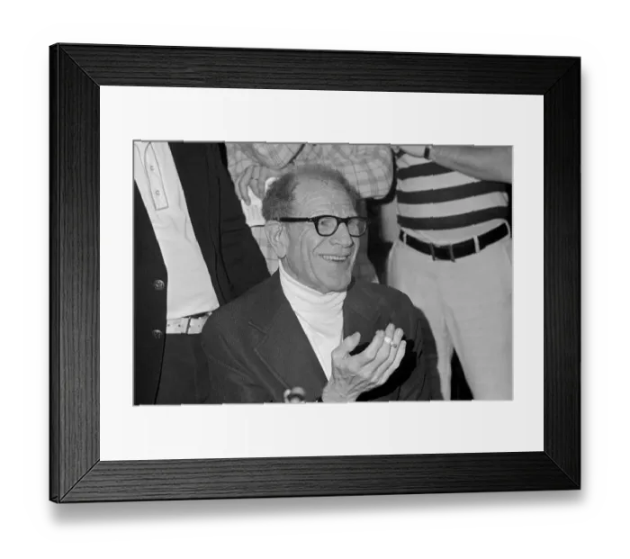 Framed Print : Bill Veeck Giving Press Conference