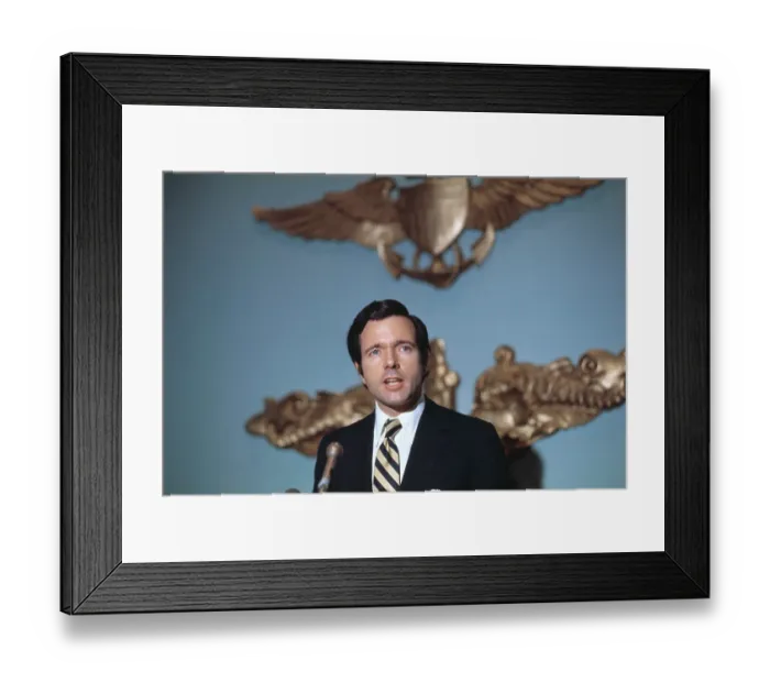 Framed Print : John Heinz in Front of Wall Artifacts Framed Print : John Heinz in Front of Wall Artifacts