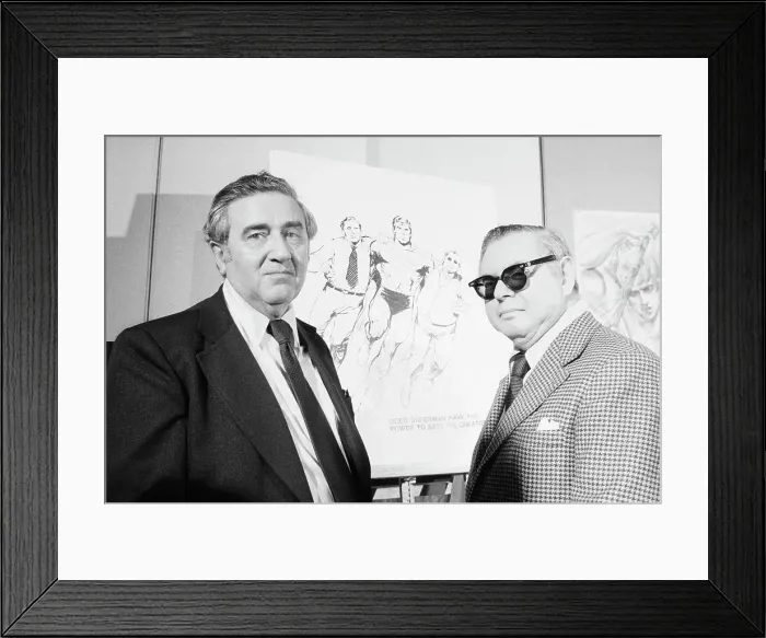 Framed Print : Jerry Siegel and Joe Shuster Framed Print : Jerry Siegel and Joe Shuster