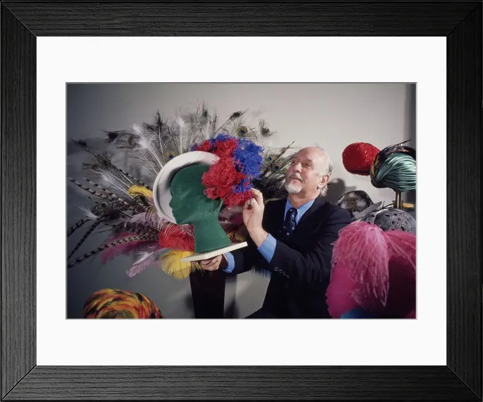 Framed Print : Jack McConnell With Feather Hat