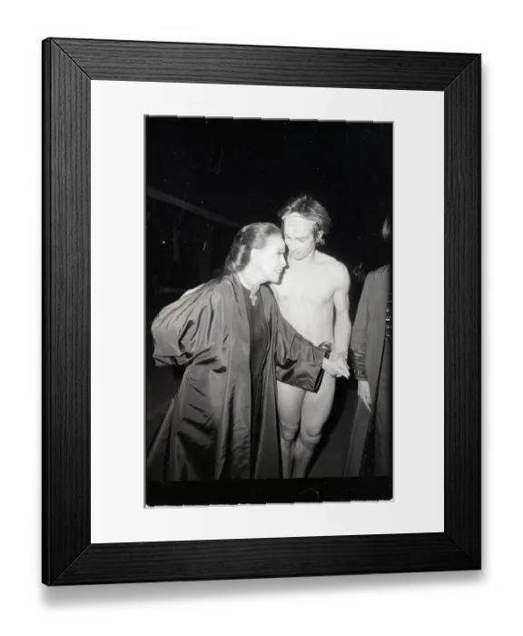 Framed Print : Rudolf Nureyev and Martha Graham Framed Print : Rudolf Nureyev and Martha Graham