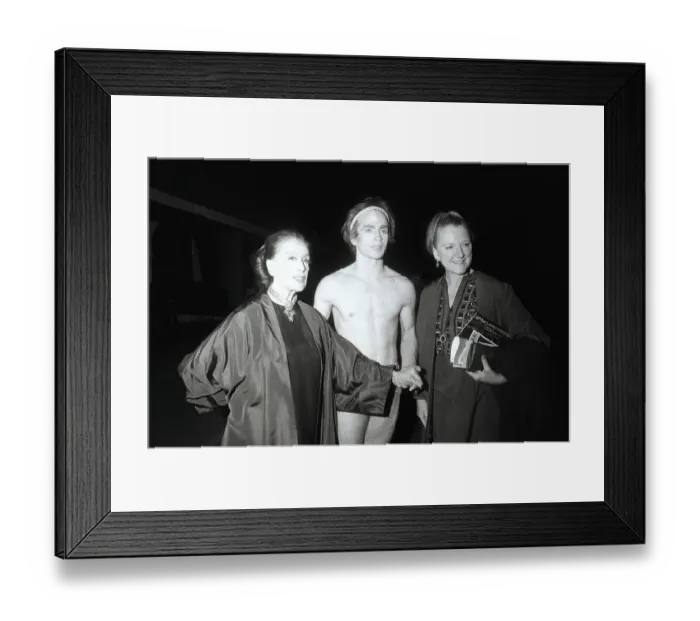 Framed Print : Rudolf Nureyev and Martha Graham Framed Print : Rudolf Nureyev and Martha Graham