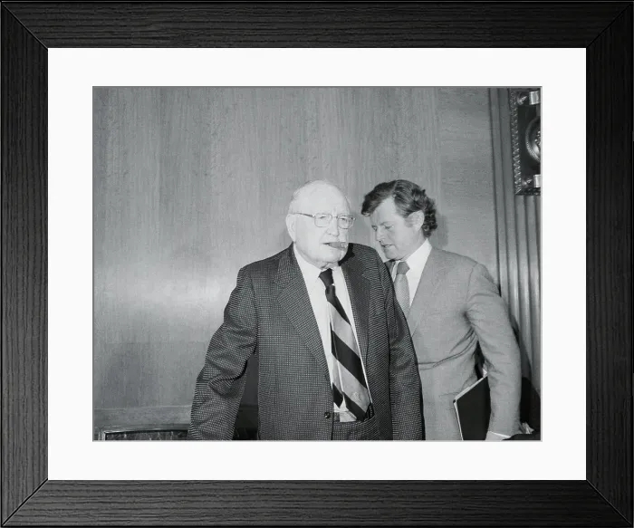 Framed Print : Edward Kennedy near Chairman James Eastland Framed Print : Edward Kennedy near Chairman James Eastland