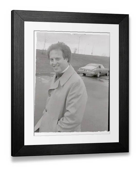 Framed Print : Portrait of Robert C Czer Framed Print : Portrait of Robert C Czer