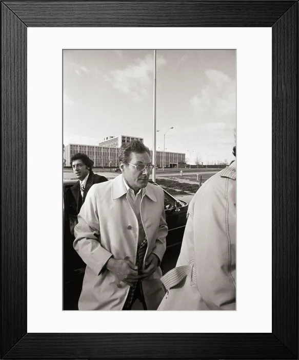 Framed Print : Suspects in Hoffa Abduction Arriving for Lineup Framed Print : Suspects in Hoffa Abduction Arriving for Lineup