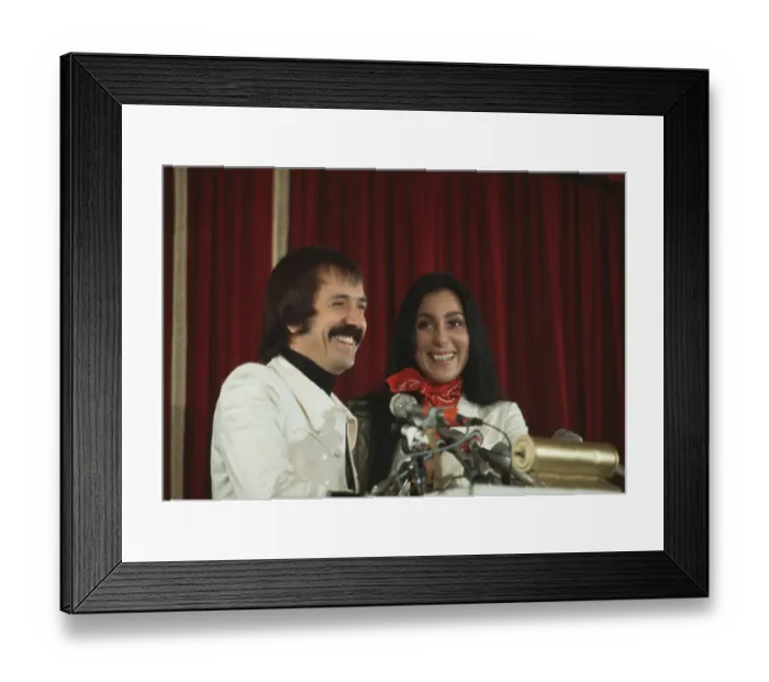 Framed Print : Sonny And Cher Framed Print : Sonny And Cher