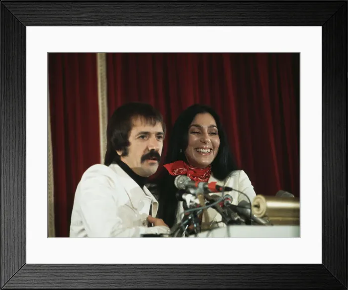 Framed Print : Sonny And Cher Framed Print : Sonny And Cher