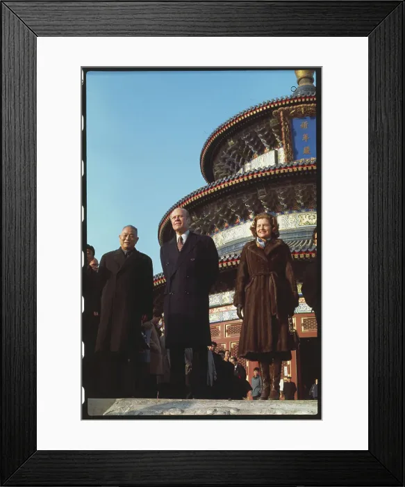 Framed Print : Gerald and Betty Ford Posing Framed Print : Gerald and Betty Ford Posing