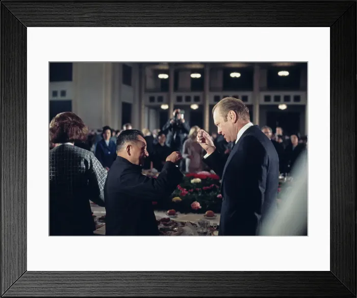 Framed Print : Deng Xiaoping Toasting President Ford Framed Print : Deng Xiaoping Toasting President Ford