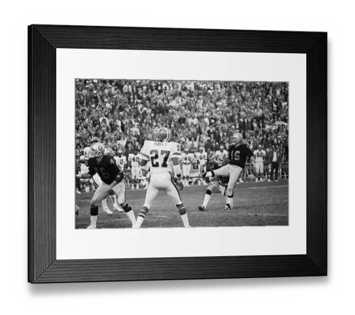 Framed Print : Raiders vs. Falcons Framed Print : Raiders vs. Falcons