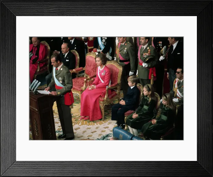 Framed Print : Spain's Royal Leaders Framed Print : Spain's Royal Leaders