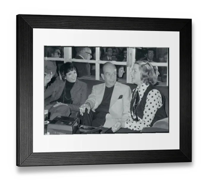 Framed Print : Liza and Vincente Minnelli Conversing with Ingrid Bergman Framed Print : Liza and Vincente Minnelli Conversing with Ingrid Bergman