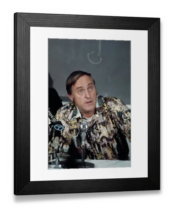 Framed Print : Football Coach Ken Shipp Framed Print : Football Coach Ken Shipp
