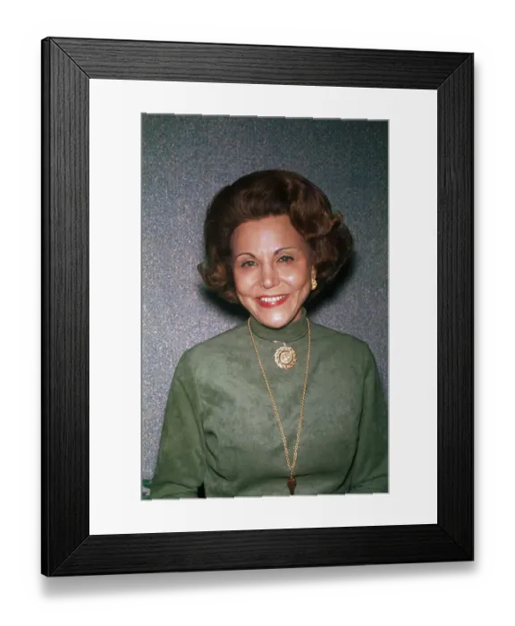 Framed Print : Ann Landers Smiling for Camera Framed Print : Ann Landers Smiling for Camera