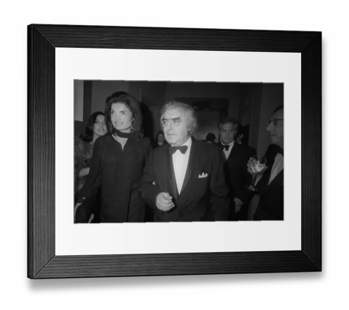 Framed Print : Portrait of Jacqueline Kennedy Onassis and Cornell Capa Framed Print : Portrait of Jacqueline Kennedy Onassis and Cornell Capa