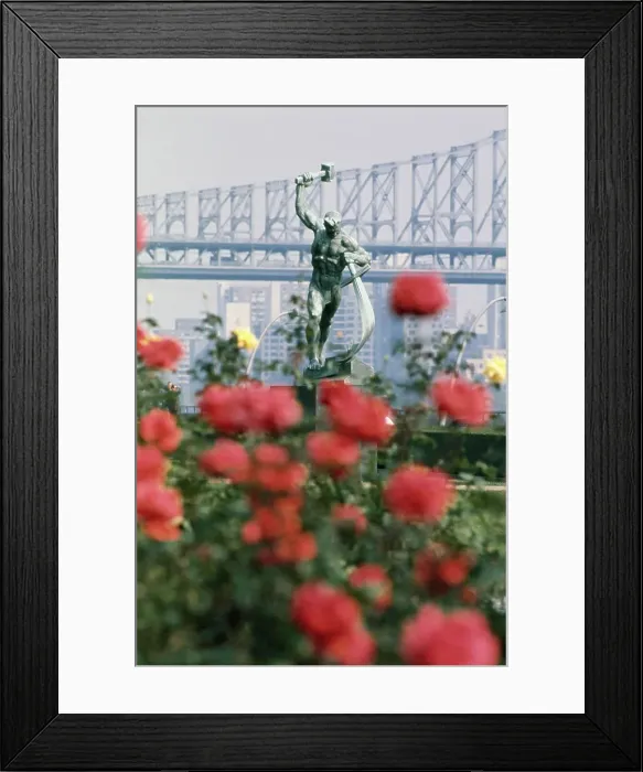 Framed Print : Soviet Sculpture In New York Framed Print : Soviet Sculpture In New York