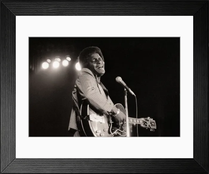Framed Print : Charlie Pride Performing in Concert Framed Print : Charlie Pride Performing in Concert