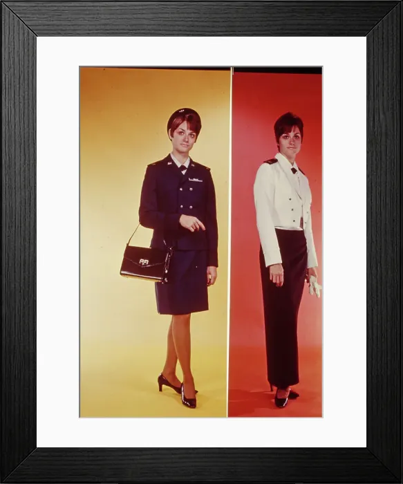 Framed Print : Women Cadets Uniforms Framed Print : Women Cadets Uniforms