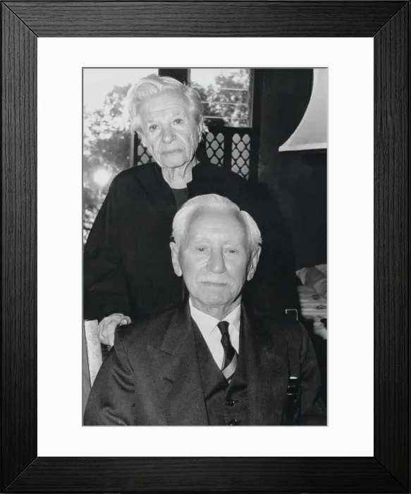 Framed Print : Will Durant with Wife Framed Print : Will Durant with Wife
