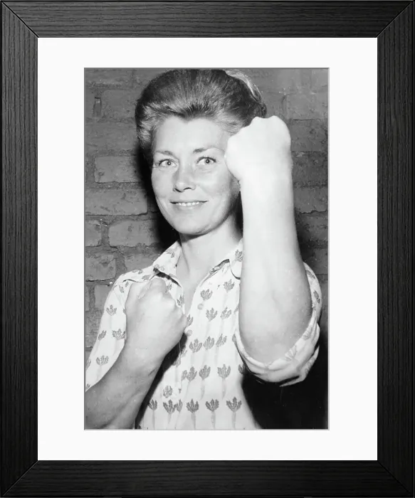 Framed Print : Pioneer of Women's Boxing Framed Print : Pioneer of Women's Boxing