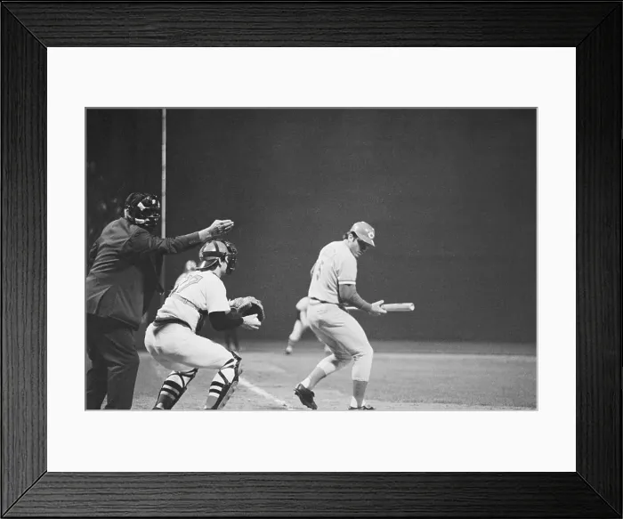Framed Print : Johnny Bench At Bat Framed Print : Johnny Bench At Bat