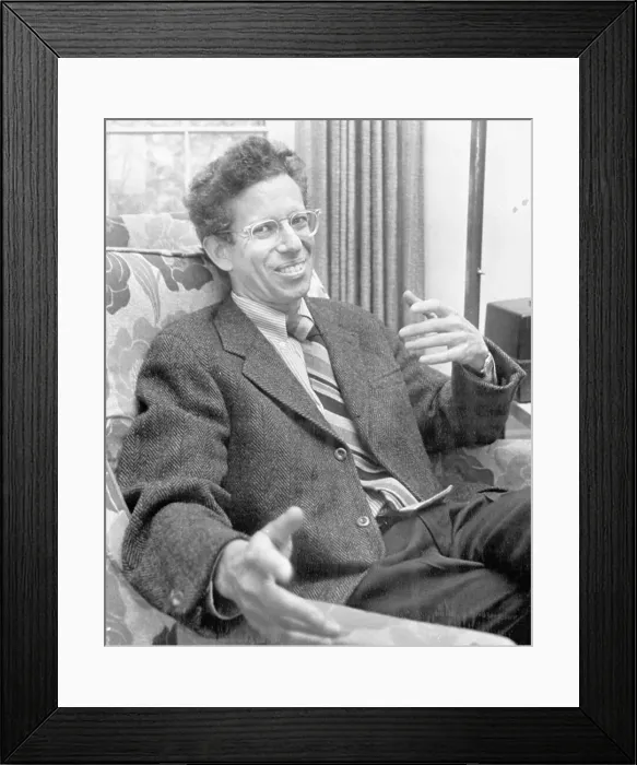 Framed Print : Portrait of Howard Temin Smiling Framed Print : Portrait of Howard Temin Smiling