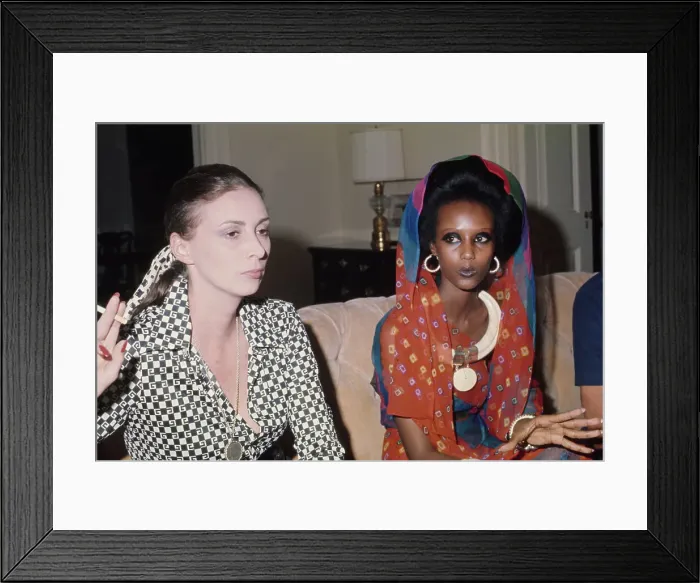 Framed Print : Model Iman Framed Print : Model Iman