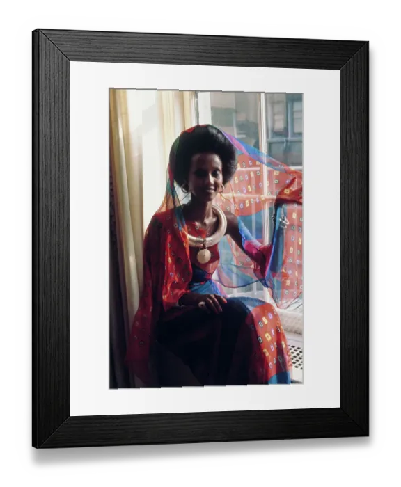 Framed Print : Model Iman Framed Print : Model Iman