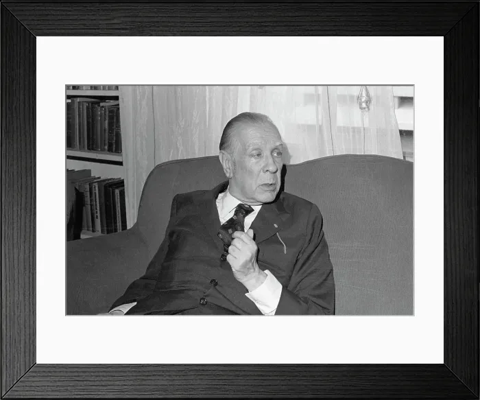 Framed Print : Jorge Luis Borges Framed Print : Jorge Luis Borges