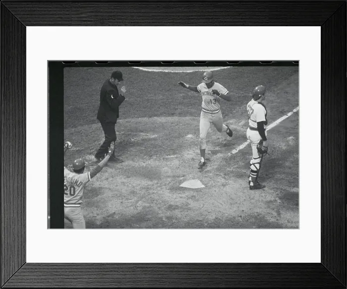 Framed Print : Baseball Action at Polo Grounds Framed Print : Baseball Action at Polo Grounds