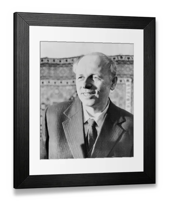 Framed Print : Andrei D. Sakharov Smiling
